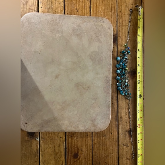 Elegant vintage Blue and Green Beaded Necklace - Picture 3 of 5